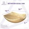Anzzi Vespa Natural Stone Vessel Sink in Cream Jade LS-AZ8234 - alternate 5